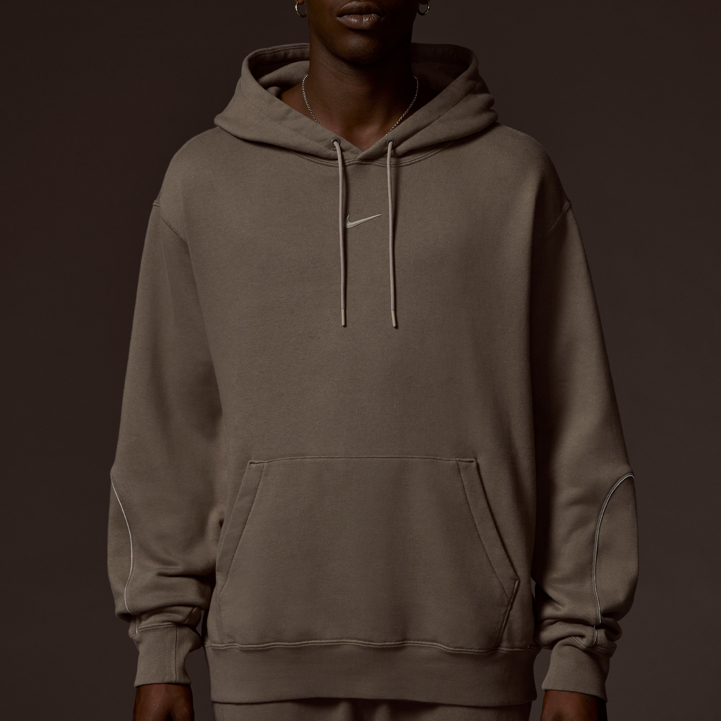 Olive grey hoodie sale